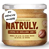 NATRULY Pureé de Noisette BIO 100% Noisettes, Sans Sucre, Sans Gluten, Sans Huile de Palme -300 g