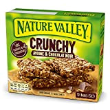 Nature Valley - Barres de Céréales Crunchy Avoine & Chocolat Noir - Boite de 10 barres de Céréales - Lot ...