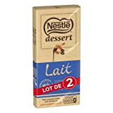 Nestlé Chocolat Dessert - Lait - Tablette de 170 g - Lot de 2