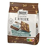 Nestlé Les Recettes de L'Atelier - Carrés dégustation chocolat au lait éclats d'amandes - sachet de 200g