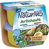 Nestlé Naturnes Petits Pots Bébé Artichauts - Dès 4/6 mois -2x130g