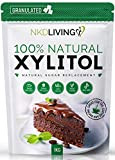NKD Living XYLITOL 1 kg Alternative Naturelle au Sucre | Certifié Non-OGM