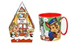 Noël Paw Patrol Cartoon Pack Kinder Chocolat Maison Mix Set et Micro Tasse en Plastique