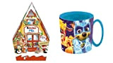 Noël Paw Patrol Heroes Pack Kinder Chocolat Maison Mix Set et Micro Tasse en Plastique