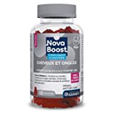 Novaboost - Complément Alimentaire - Gummies Cheveux et Ongles - Saveur Fruits rouges Faible Teneur en Sucre - Vegan & ...