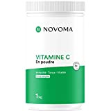 NOVOMA Vitamine C Poudre 1kg, 1000mg par Portion, Acide L-Ascorbique en Poudre Pure Ultra Fine, Puissant Antioxydant, Système Immunitaire & ...