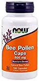 Now 500 mg Pollen d'Abeille Naturelle 100 Gélules