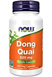 Now Foods, Dong Quai, 520 mg, 100 Gélules végétaliennes, Testé en Laboratoire, Végétal, Sans Gluten, Sans Soja, Végétarien