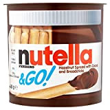 Nutella Ferrero & Go! Tartiner avec Cocoa et gressins 48g (Pack de 12 x 48g)