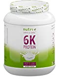 Nutri-Plus 6K Poudre de protéines végétaliennes- Neutre - boîte de 1 kg - sans édulcorant, sucre ni lactose - idéal ...