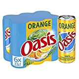 Oasis Boisson aux Fruits et à L'Eau de Source Orange, 6 x 330ml