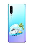 Oihxse Clair Case pour Huawei P8 Lite 2017 Coque Ultra Mince Transparent Souple TPU Gel Silicone Protecteur Housse Mignon Motif ...