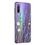 Oihxse Mandala Motif Case Compatible pour OnePlus 5T Coque Transparente Silicone TPU Souple Protection Etui Ultra Slim Mehndi Floral Datura ...