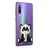 Oihxse Silicone Crystal Coque pour Oppo Realme 2/A5 Ultra-Thin Transparente Gel TPU Souple Etui Design Motif Mignon Panda Protection Antichoc ...