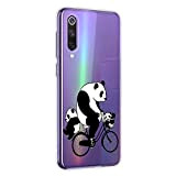 Oihxse Silicone Crystal Coque pour Oppo Realme 2 Pro Ultra-Thin Transparente Gel TPU Souple Etui Design Motif Mignon Panda Protection ...