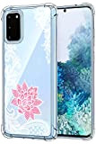 Oihxse Transparent Coque pour Samsung Galaxy A9 2018/A9 Star Pro/A9s Souple TPU Silicone Protection Etui Air Cushion [Shock-Absorption] [Anti-Rayures] Fleurs ...