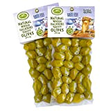 Olives KORVEL - Olives grecques - Halkidiki - Olives vertes - 500 gr (2 x 250 gr) - Emballage sous ...