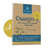 Omega-3 Vegan Supplément – Huile d'algues – Haute Concentration en DHA 250 mg – Oméga-3 Végétalien – 60 Capsules – ...