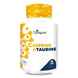OPTIGURA - Caffeine+Taurine - Formule de Caféine + Taurine - 90 Gélules