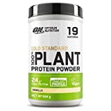 Optimum Nutrition Gold Standard 100% Proteine Vegan, Protéines végétales en Poudre, Saveur Vanille, 19 Portions, 684 g, l'Emballage Peut Varier