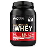Optimum Nutrition Gold Standard 100% Whey Protéine en Poudre avec Whey Isolate, Proteines Musculation Prise de Masse, Cookies & Cream, ...