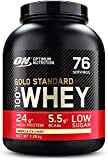 Optimum Nutrition Gold Standard 100% Whey Protéine en Poudre avec Whey Isolate, Proteines Musculation Prise de Masse, Vanille Crème Glacée, ...