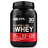 Optimum Nutrition Gold Standard 100% Whey Protéine en Poudre avec Whey Isolate, Proteines Musculation Prise de Masse, Fraise, 30 Portions, ...