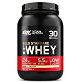 Optimum Nutrition Gold Standard 100% Whey Protéine en Poudre avec Whey Isolate, Proteines Musculation Prise de Masse, Vanille Crème Glacée, ...