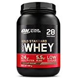 Optimum Nutrition Gold Standard 100% Whey Protéine en Poudre avec Whey Isolate, Proteines Musculation Prise de Masse, Chocolat Noisette, 28 ...