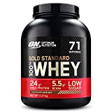 Optimum Nutrition Gold Standard 100% Whey Protéine en Poudre avec Whey Isolate, Proteines Musculation Prise de Masse, Chocolat Noisette, 71 ...