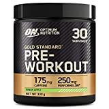 Optimum Nutrition Gold Standard Pre Workout en Poudre, Energy Drink avec Créatine Monohydratée, Caféine et Vitamine B Complex, Saveur Pomme ...