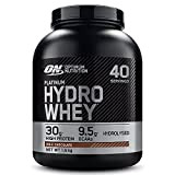 Optimum Nutrition Hydro Whey, Whey Protéine Isolate Hydrolisé en Poudre pour Musculation, Source Naturelle de BCAA, Saveur Chocolat au Lait, ...