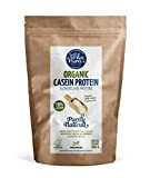 Organic Casein Protein - Naturel - 78% de Protéines - Protéine de Caséine Bio - Sans Additifs - 500g