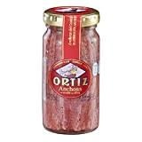 Ortiz Anchovy Fillets in Oil 95 Gram Jar by Ortiz