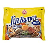 Ottogi Jin Ramen Noodle Spicy Hot Mild (Paquet de 5)