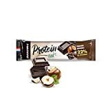 OVERSTIM.s - Barres Protéinées (4 barres) - Chocolat Noisettes - Barre riche en protéines et BCAA - Récupération et régénération ...