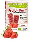 OVERSTIM.s - Pates de Fruits Bio pour le Sport (4 Unités) - Fraise - 100% issu de l'agriculture biologique - ...
