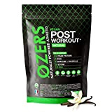 Ozers Nutrition | Post Workout : protéines végétales, bcaa, glycine, spiruline, chlorelle, vitamine C, calcium, magnesium (Originale, 700 grammes)