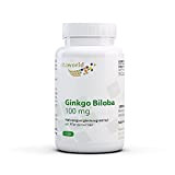 Pack de 3 Vita World Ginkgo Biloba 100 mg Extrait 3 x 120 Capsule Vegan 50:1 Extrait Correspond à 5000mg ...
