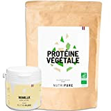 PACK Protéines Vegan BIO • 80% de protéines, 18% BCAA • 1 KG • Protéines de Pois cassé et de ...