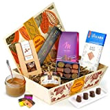 Panier cadeau Le 100% Chocolat - Comprend 6 produits chocolatés - BienManger.com - Panier garni 6 produits