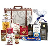 Paniers de Noël Speciale Italia - Coffret cadeau alimentaire "Voyage dans le goût" en forme de valise avec 500g de ...