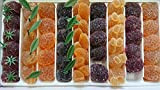 Pâtes de fruits 1 Kg I saveurs ( fraise, poire, cerise noire, ananas, framboise, abricot, orange, mangue, cassis) I Coffret ...