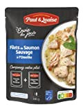 Paul & Louise Envie Du Jour - Filet de saumon sauvage à l'oseille 180g - Sachet micro ondable - Prêt ...