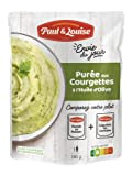 Paul & Louise Envie Du Jour Purée de courgettes à l'huile d'olive 180g - Sachet micro ondable - Prêt en ...