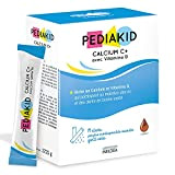 PEDIAKID - Calcium C+ et Vitamine D - Complément Alimentaire Naturel - Couvre 100% des AJR en Calcium - Maintien ...