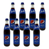 Pepsi Cola 8 bouteilles en verre d'origine de 0,5 l