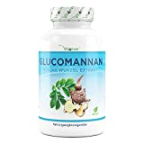 Perdre du poids avec du glucomannane provenant de la racine de konjac - 180 capsules - Premium : Hautement dosé ...