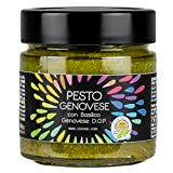 Pesto genovese Cuvea au Basil Genois A.O.P. - 180 g - Pesto italien artisanal - Ingrédients de qualité - Sans ...