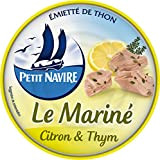 Petit Navire Emietté de Thon le Mariné Citron & Thym Boîte 110g